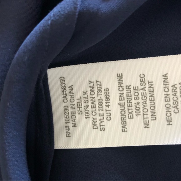 NWOT Joie Linx Pleated Silk Peasant Tie Blouse - Picture 5 of 5